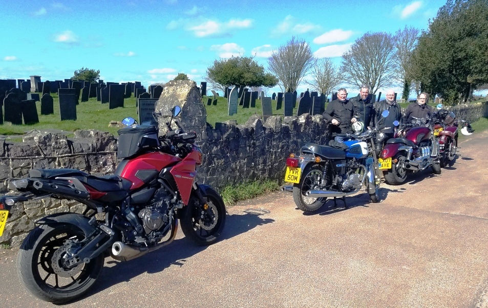 Bikes, blue skies, sunshine and smiles a great combination